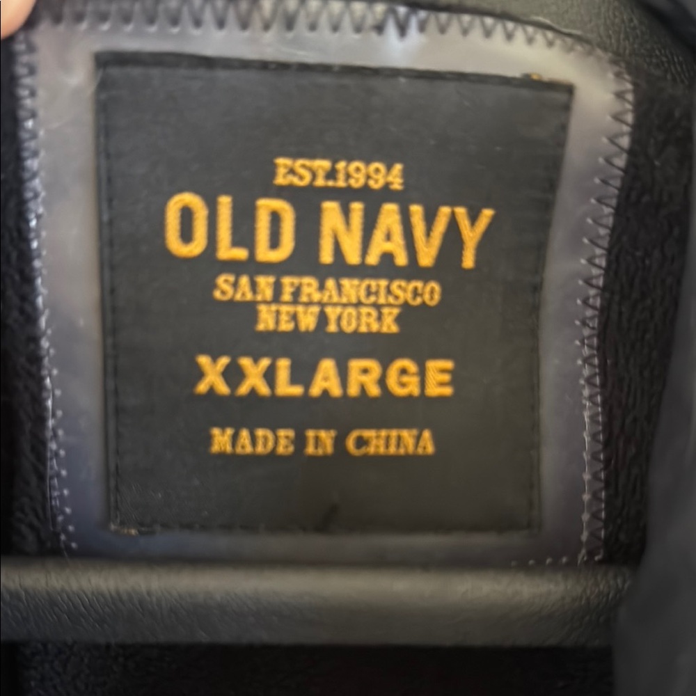 Navy Puffer Jacket - Picture 2 of 8
